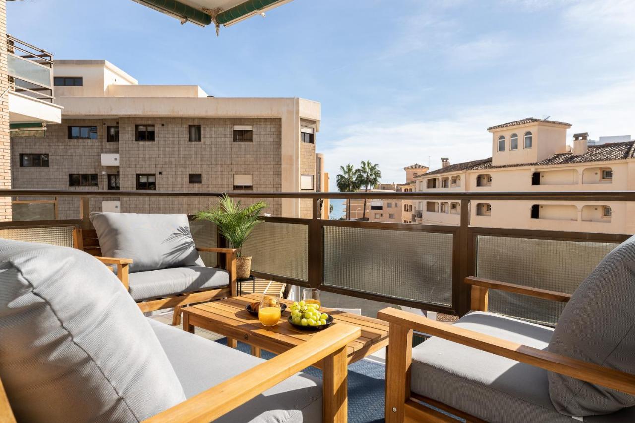 Sea View 2 Bedroom Apartment 2 Min Away From The Beach Torremolinos Eksteriør bilde