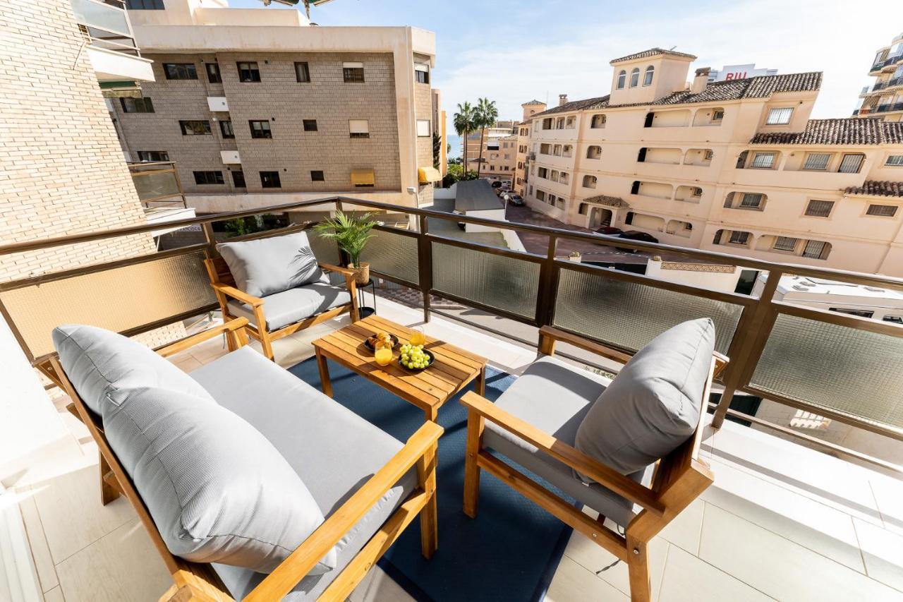 Sea View 2 Bedroom Apartment 2 Min Away From The Beach Torremolinos Eksteriør bilde